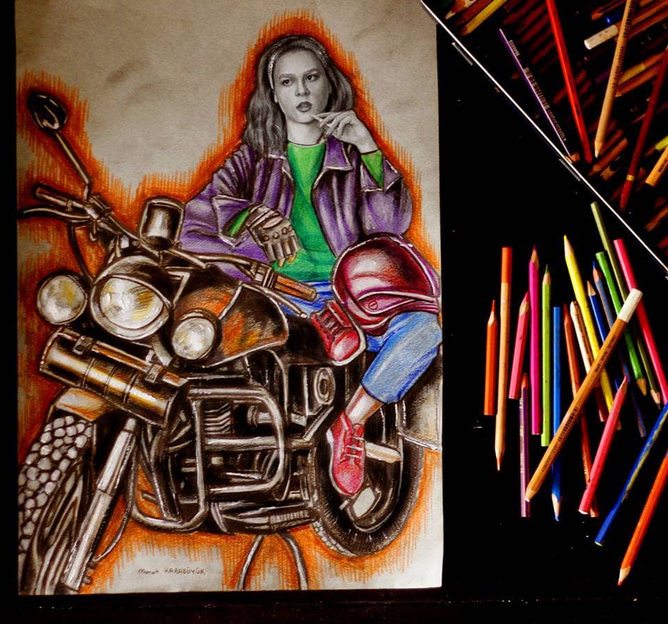 pastel boya istanbul çizim portre hediye kadıköy fiyat listesi sipariş sanat çizim ucuz murat karabüyük