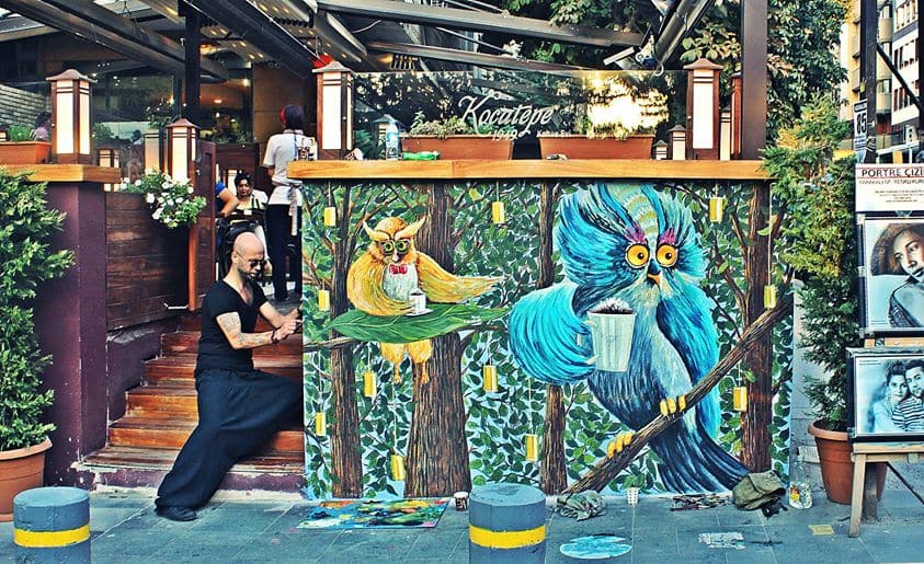 duvar resmi graffiti karakalem istanbul yağlıboya karikatür kadıköy bağdat caddesi ümraniye 17