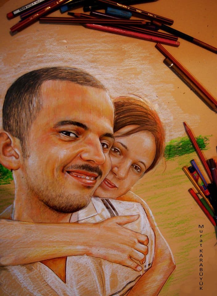pastel yağlıboya portre istanbul karikatür portre karakalem istanbul yapan yerler Yağlıboya portre hediye anahtarlık - Sanatsal Hediyeler kadıköy bağdat caddesi ümraniye karakalem 16