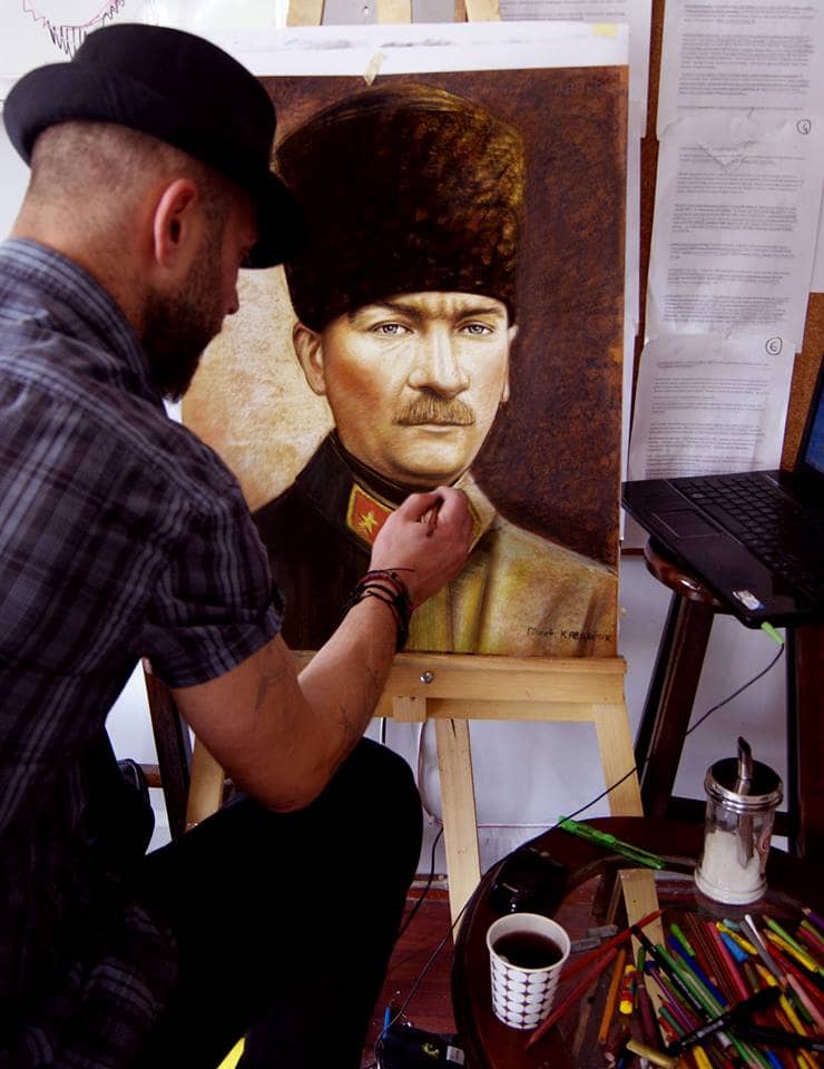 pastel yağlıboya portre istanbul karikatür portre karakalem istanbul yapan yerler Yağlıboya portre hediye anahtarlık - Sanatsal Hediyeler kadıköy bağdat caddesi ümraniye karakalem 17