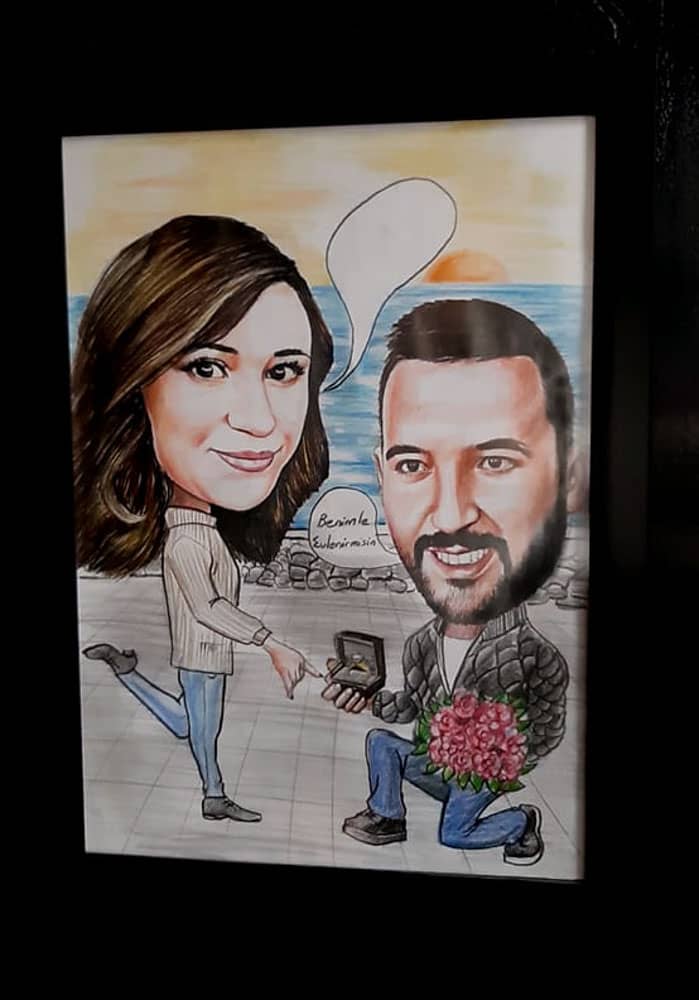 Karikatür Portre Çalışmaları - Sanatsal Hediyeler İstanbul kadıköy bağdat caddesi ümraniye