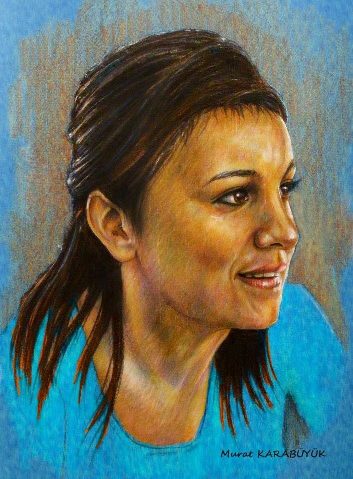 pastel boya istanbul çizim portre hediye kadıköy fiyat listesi sipariş sanat çizim ucuz murat karabüyük art draw