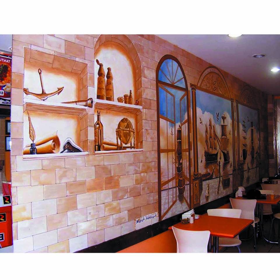 duvar resmi graffiti karakalem istanbul yağlıboya karikatür kadıköy bağdat caddesi ümraniye 1